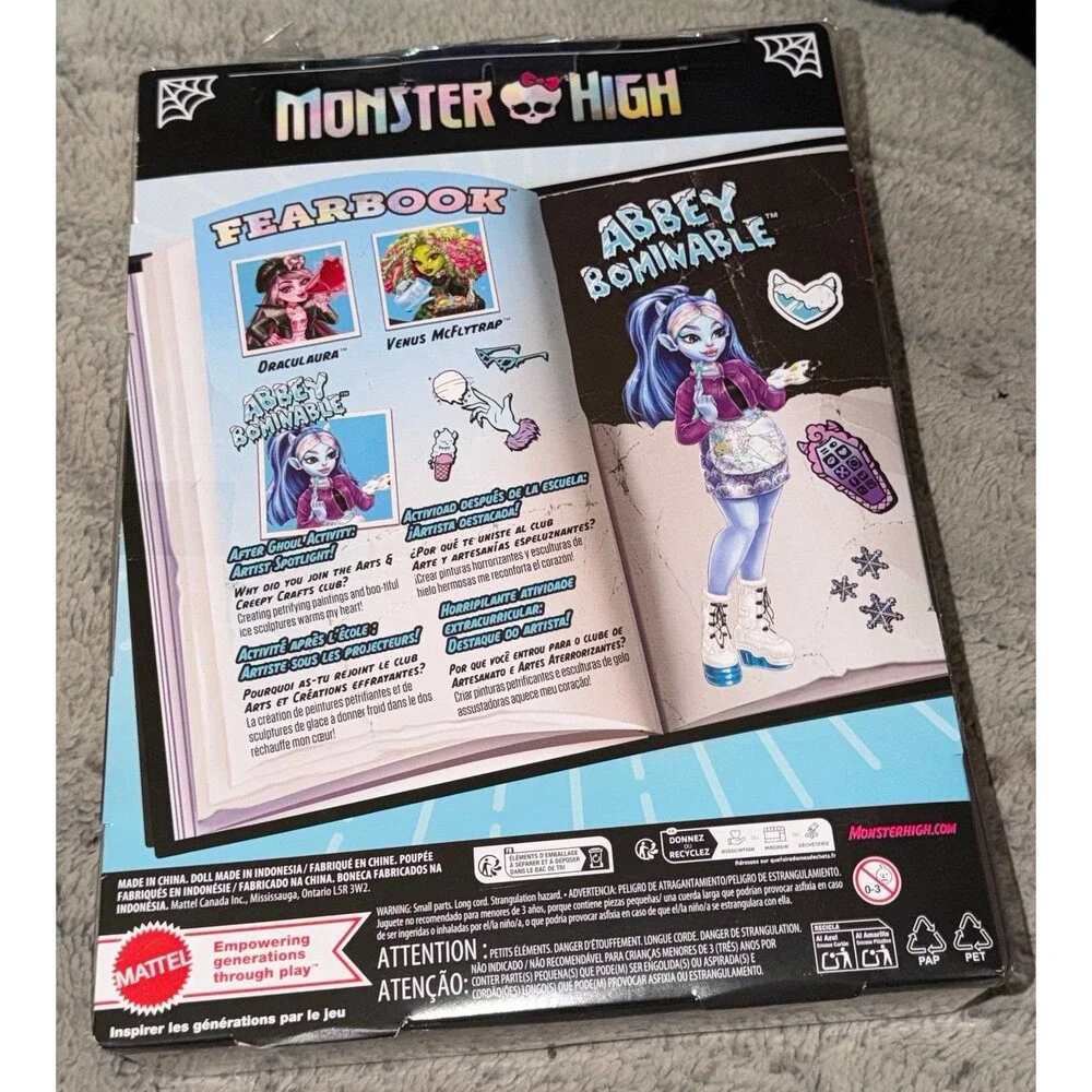 Monster High Fearbook Abbey Bominable